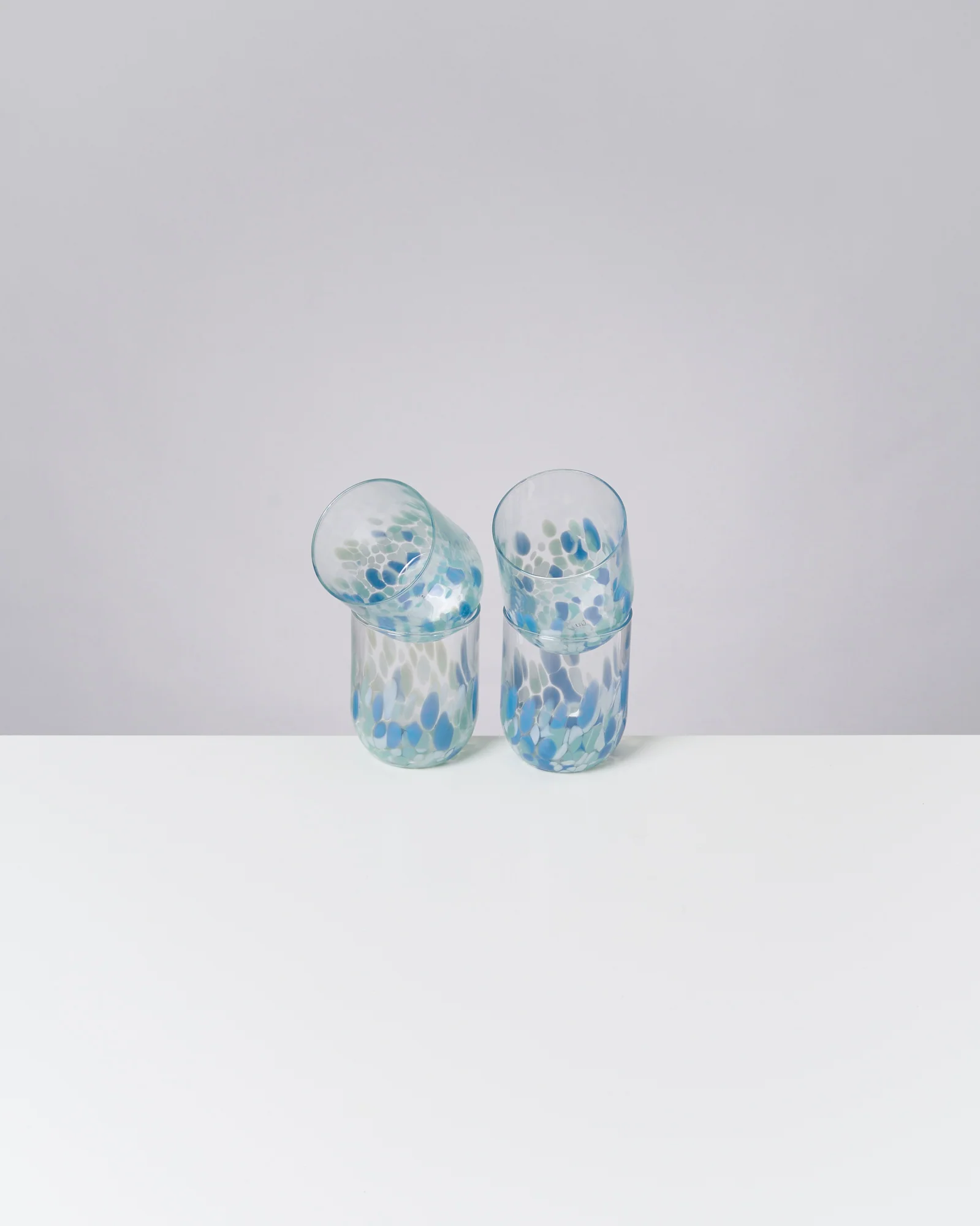 Alegria Glas groß blau 4er-Set