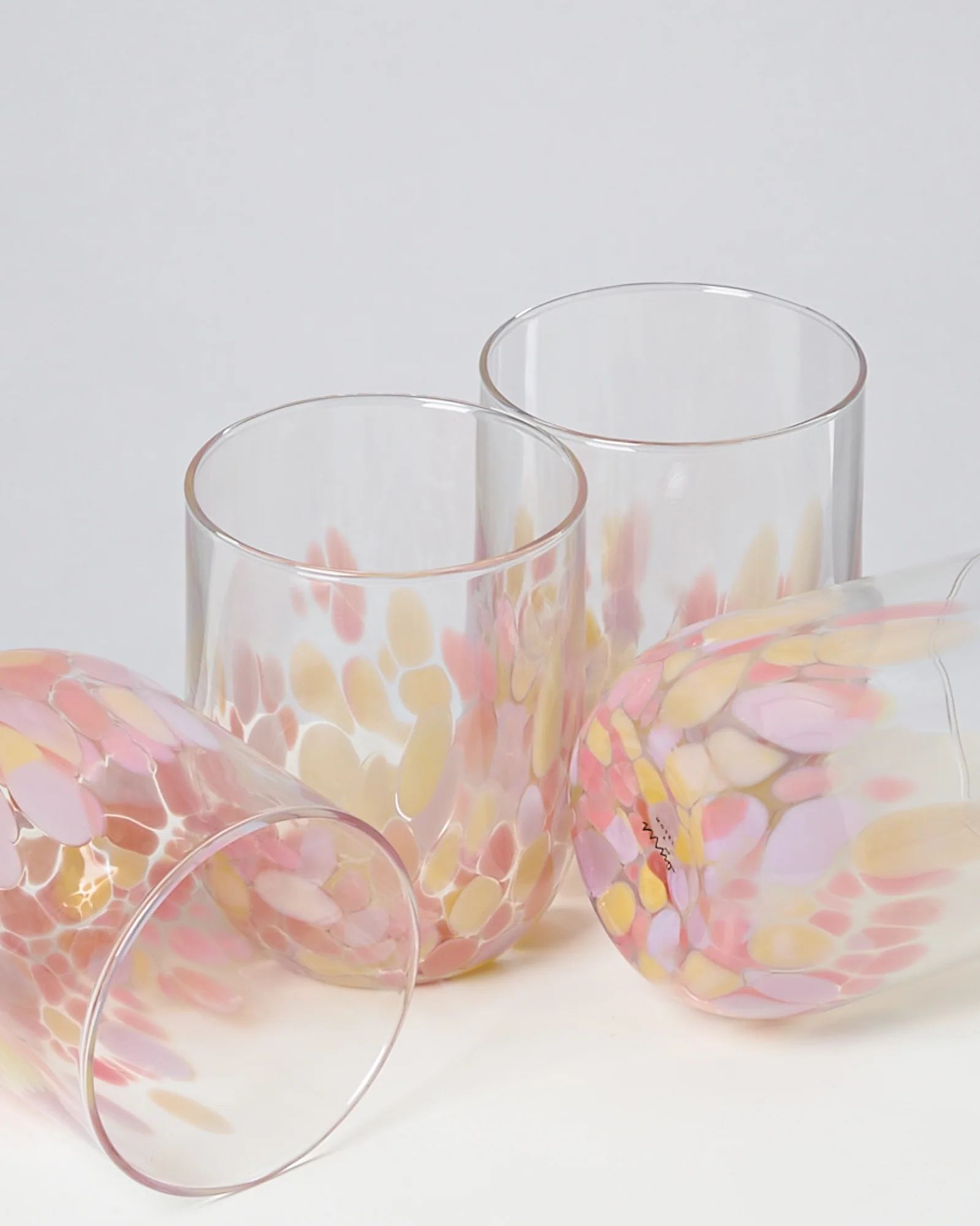 Alegria Glas groß rosa sand - Image 2