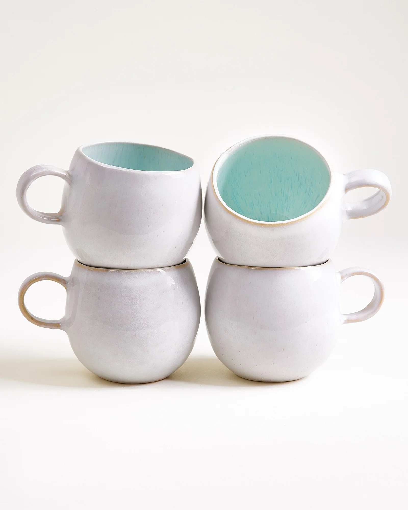 Areia Tasse groß azur 4er-Set