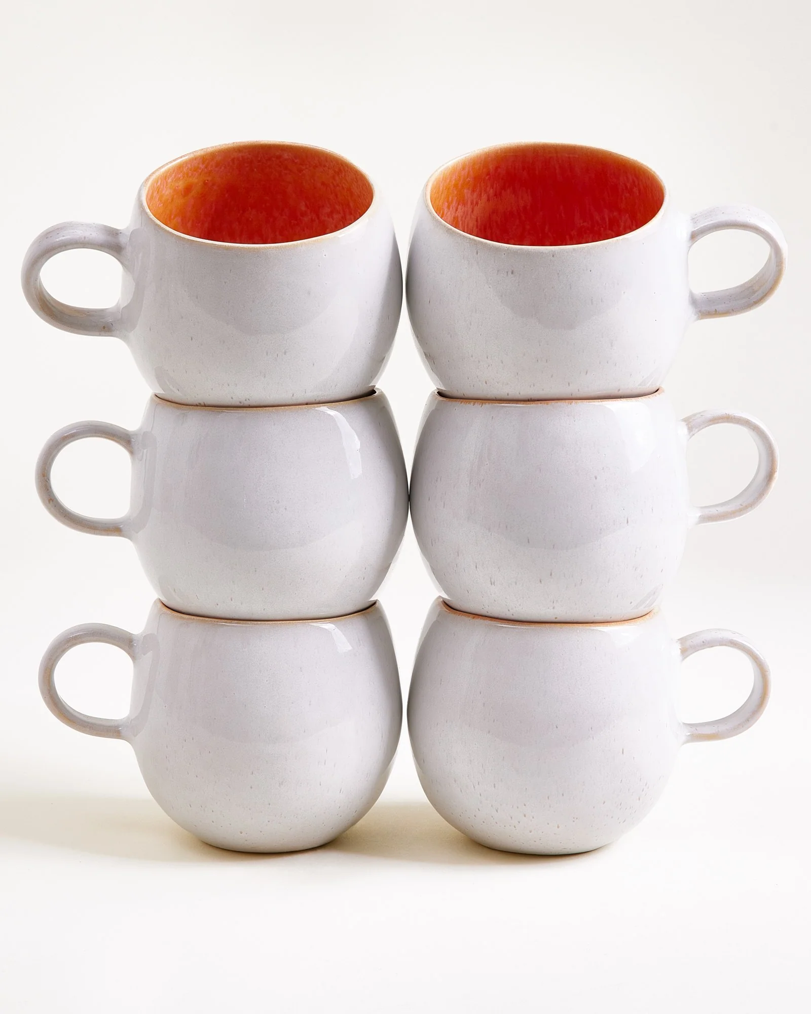 Areia Tasse groß pink 6er-Set