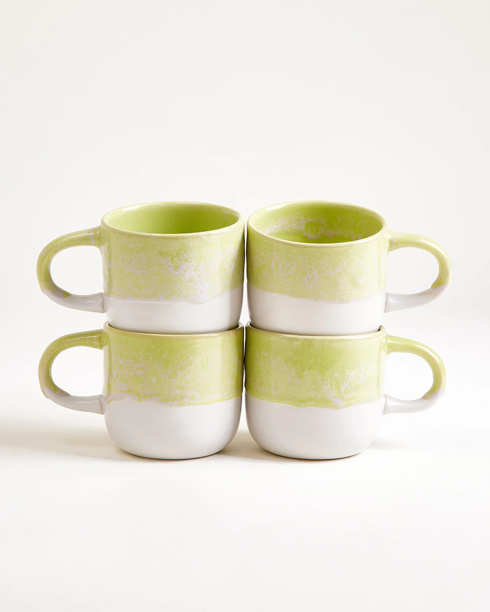 Coimbra Tasse groß lime 4er-Set