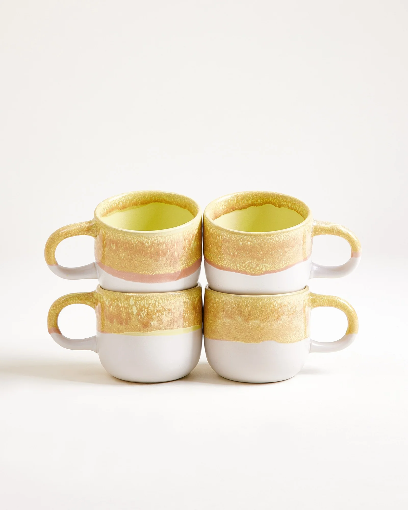 Coimbra Tasse klein gelb 4er-Set