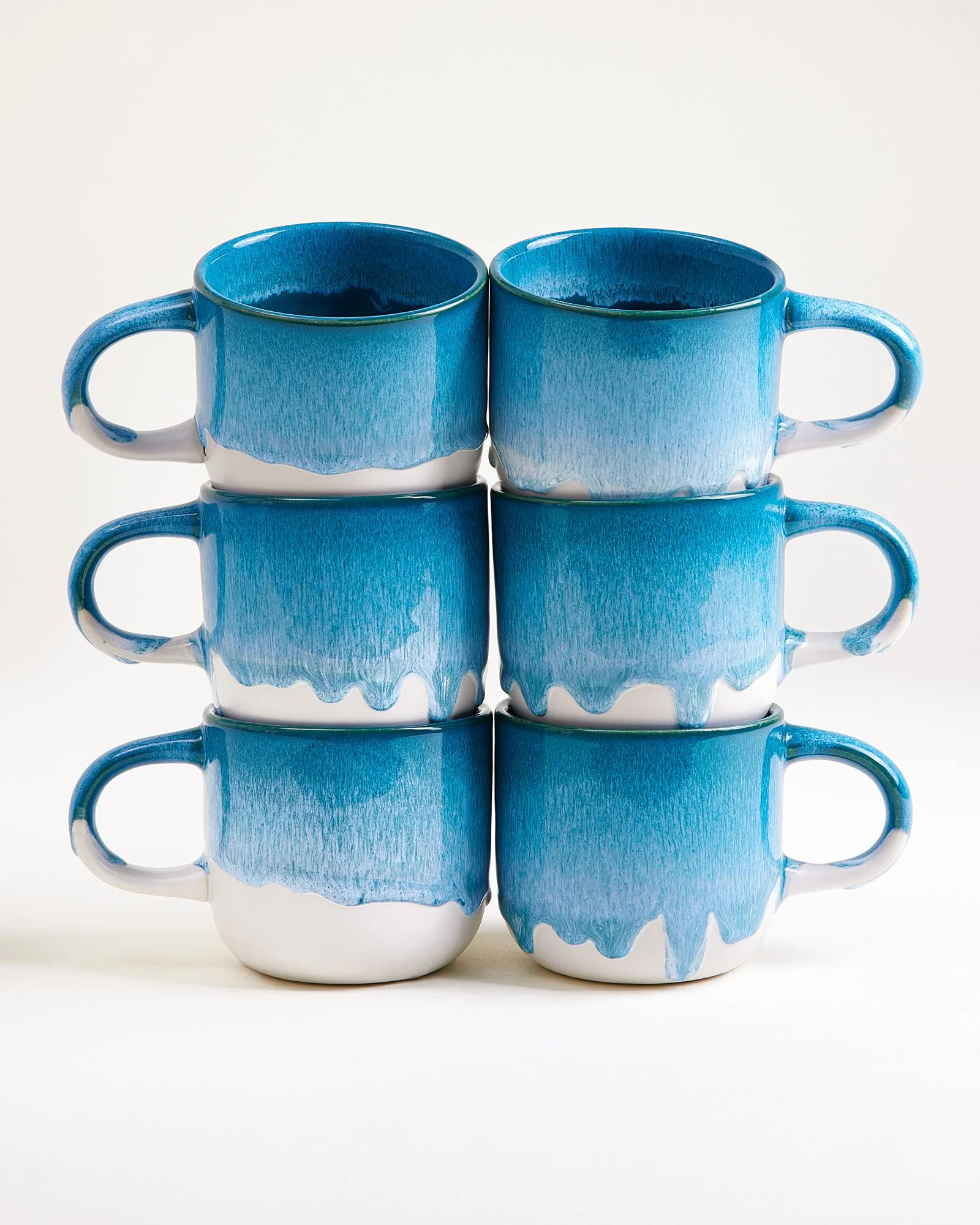 Coimbra Tasse groß türkis 6er-Set