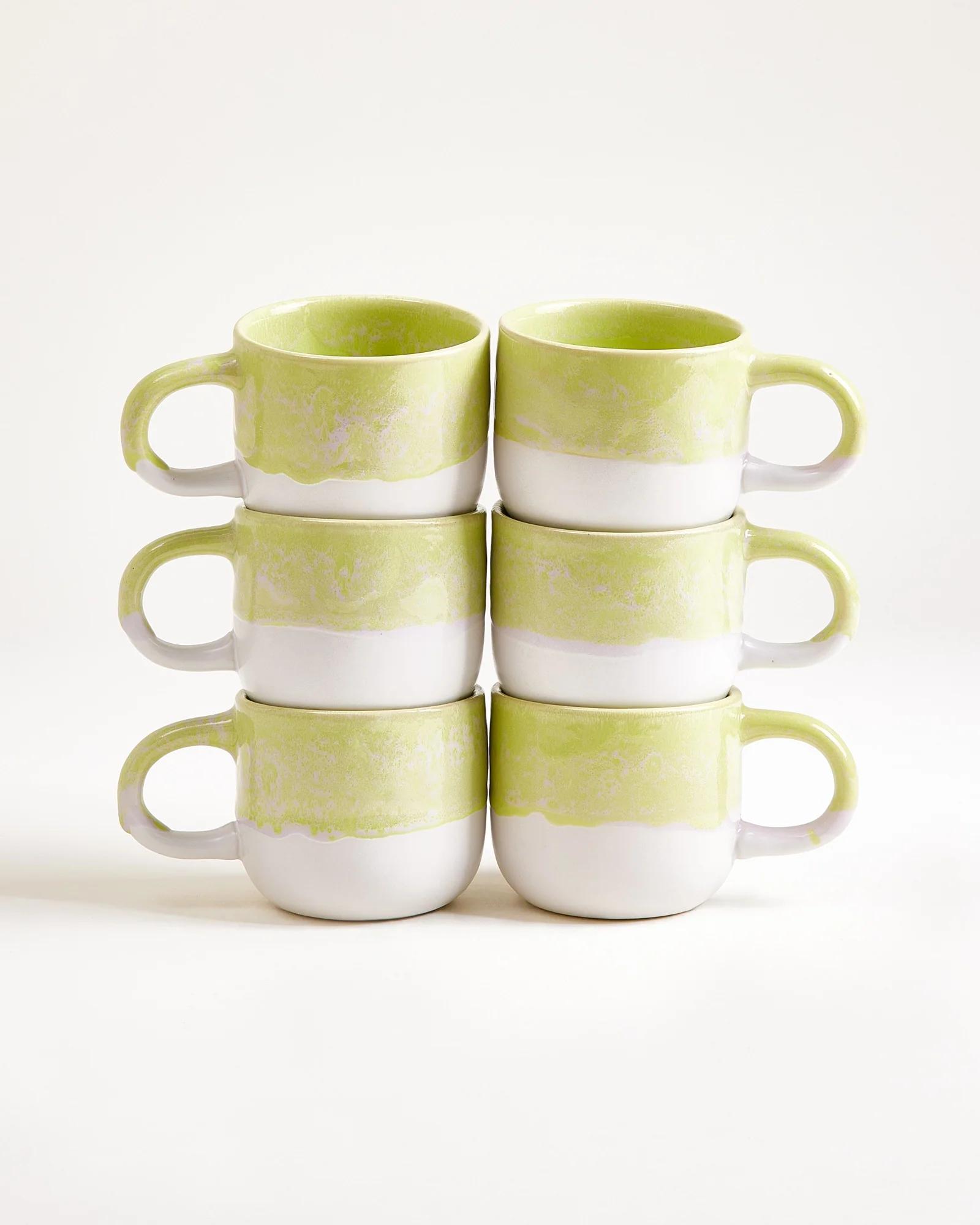 Coimbra Tasse klein lime 6er-Set