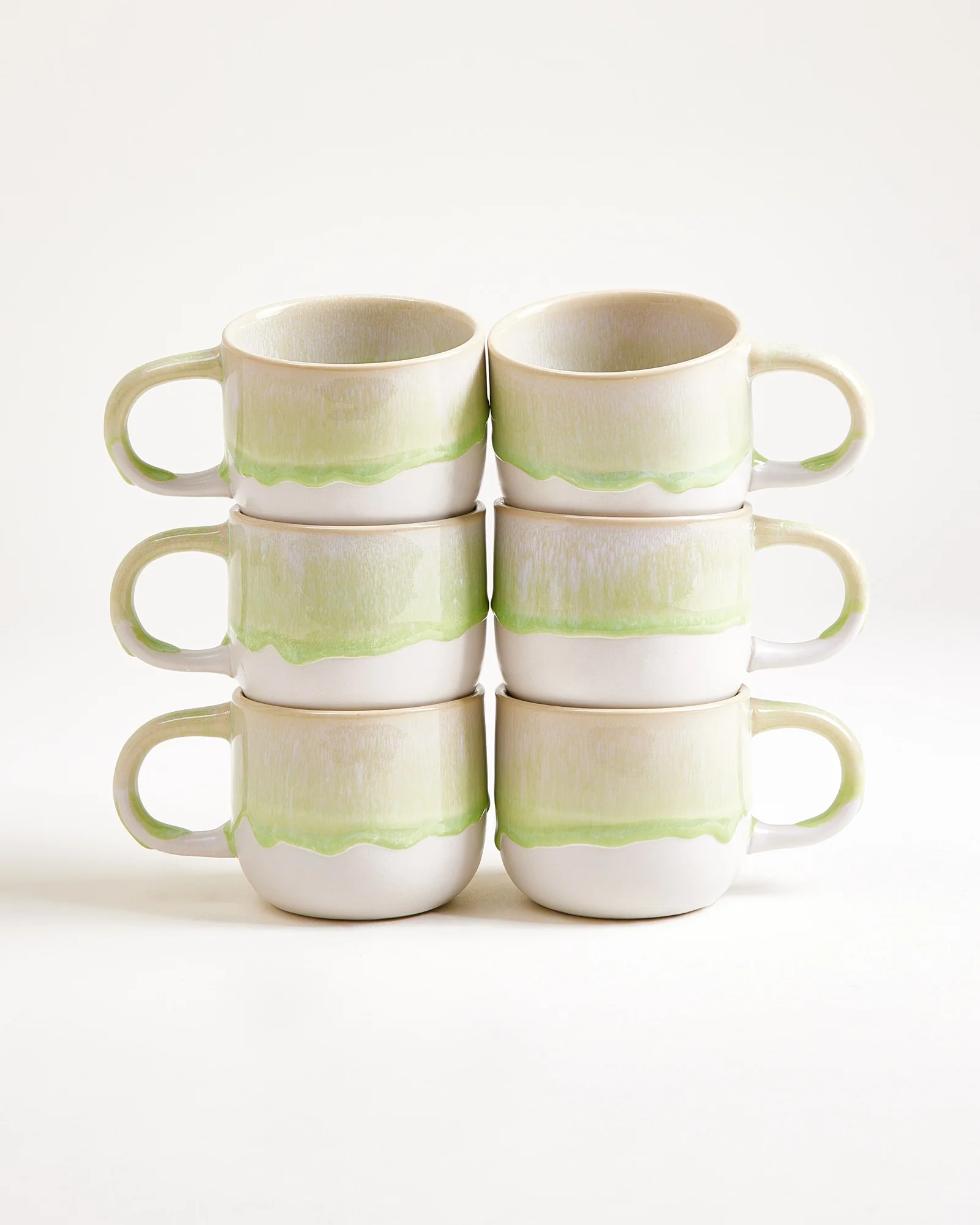 Coimbra Tasse klein pastellgrün 6er-Set