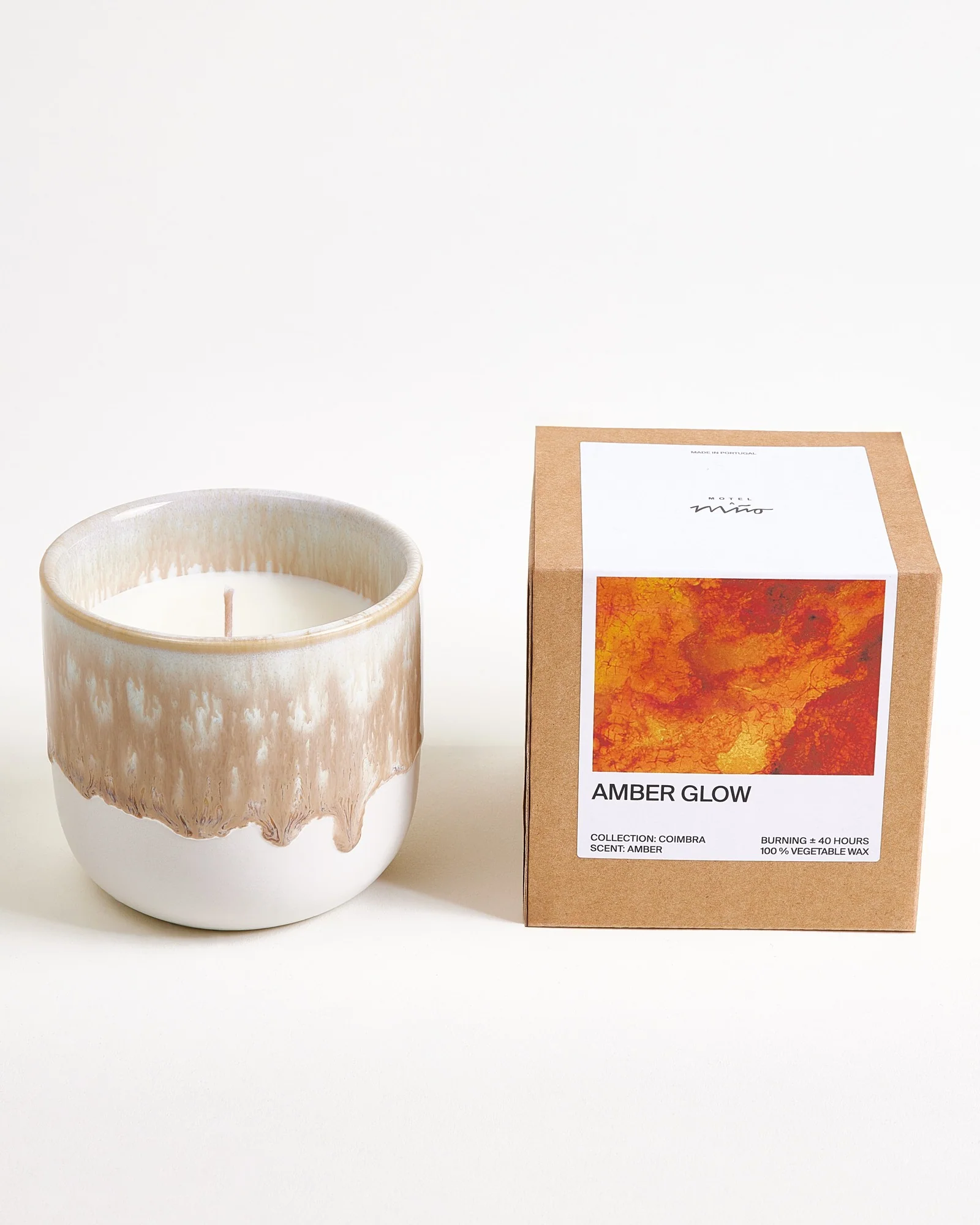 Coimbra Duftkerze Amber Glow sand