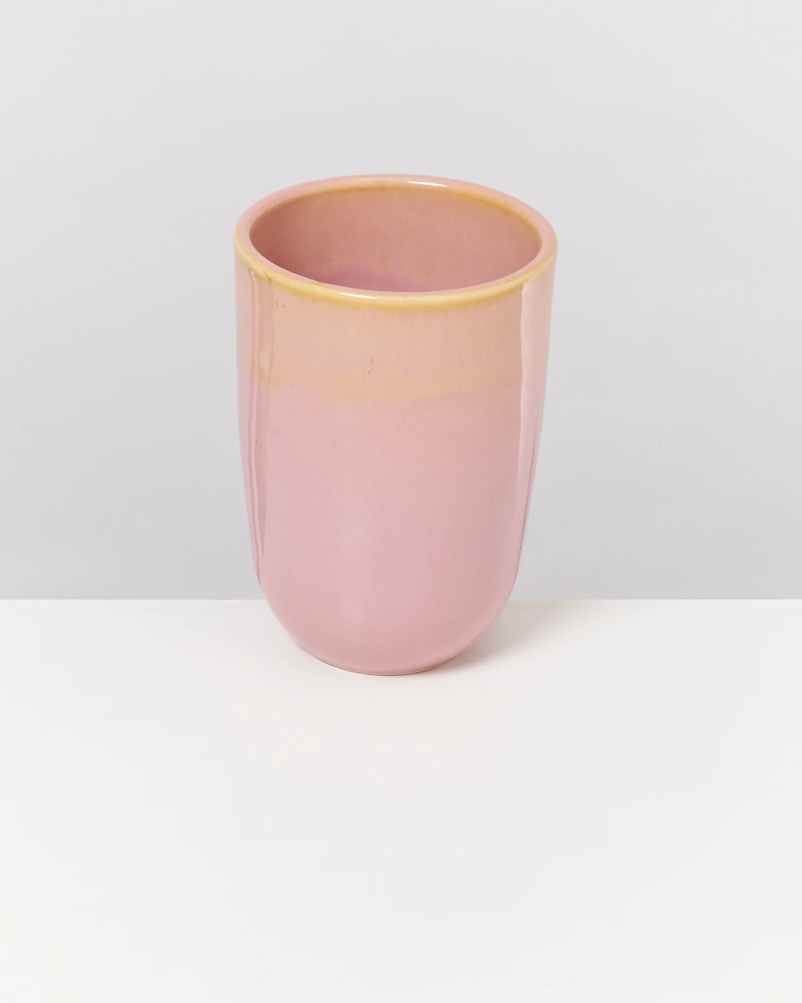 Copa Alto Becher groß gelb rosé