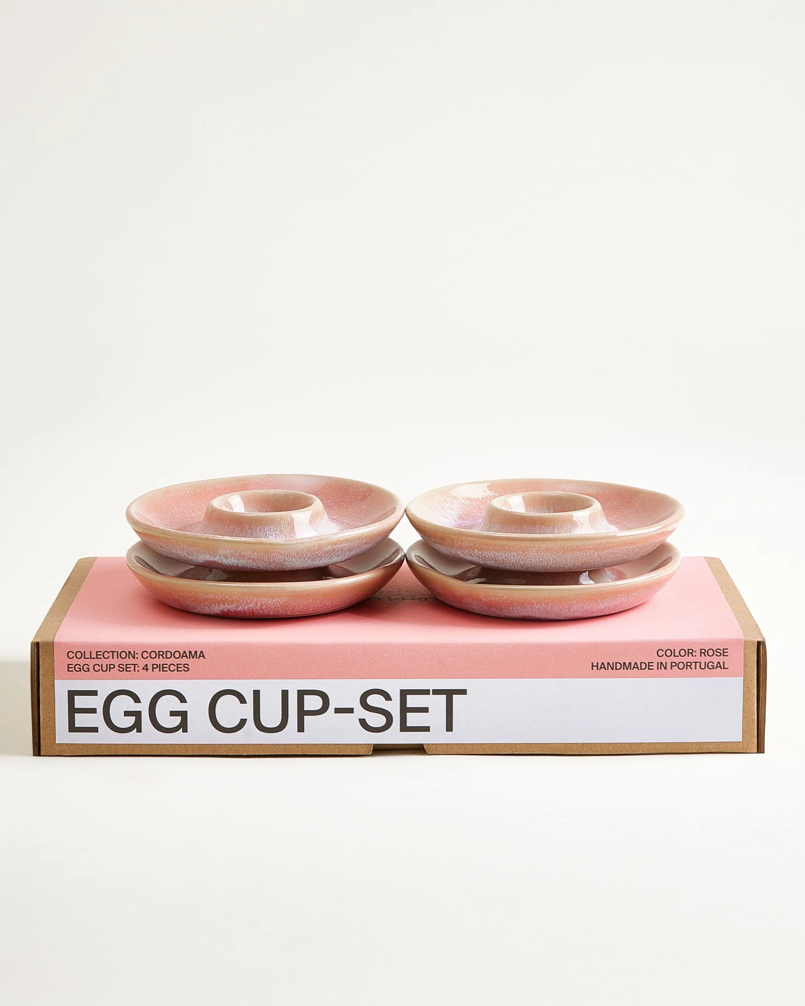 Cordoama Eierbecher rosé Ostern 4er-Set