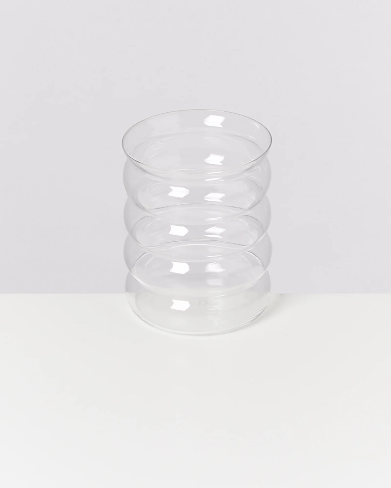 Joia Glas groß bubble transparent
