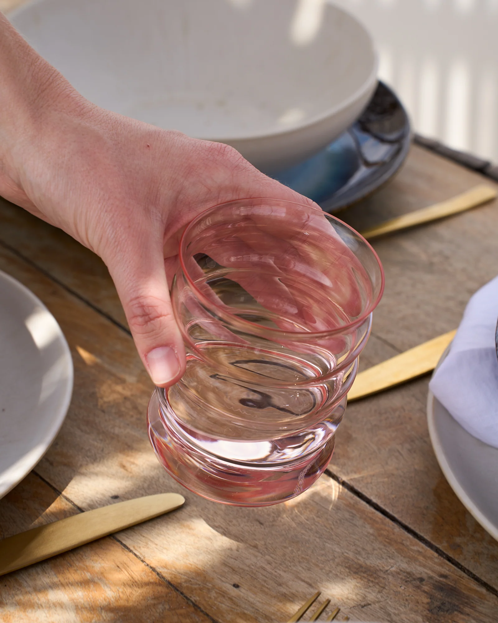Joia Glas groß bubble rosé - Image 2