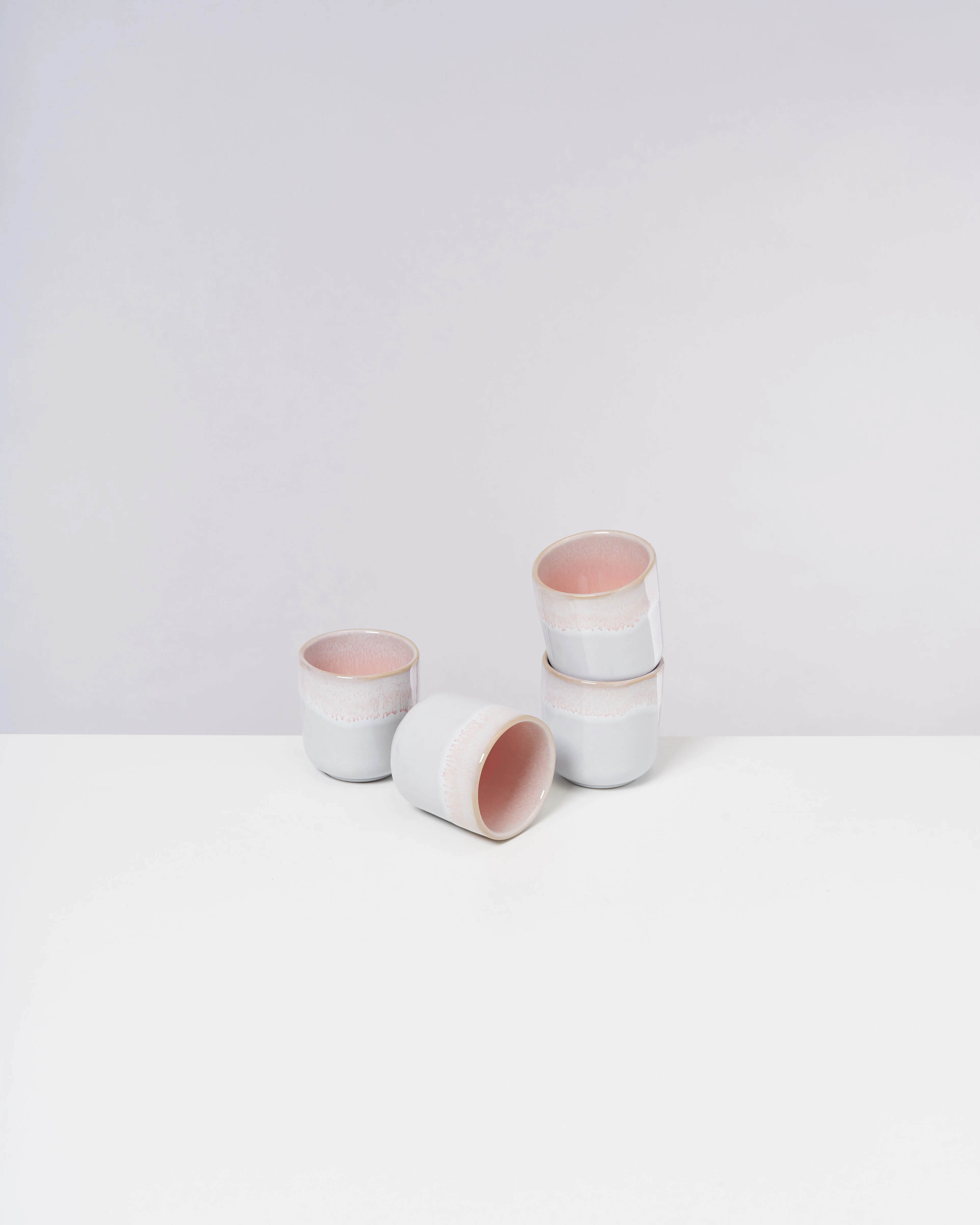 Melides Becher klein rosé 4er-Set