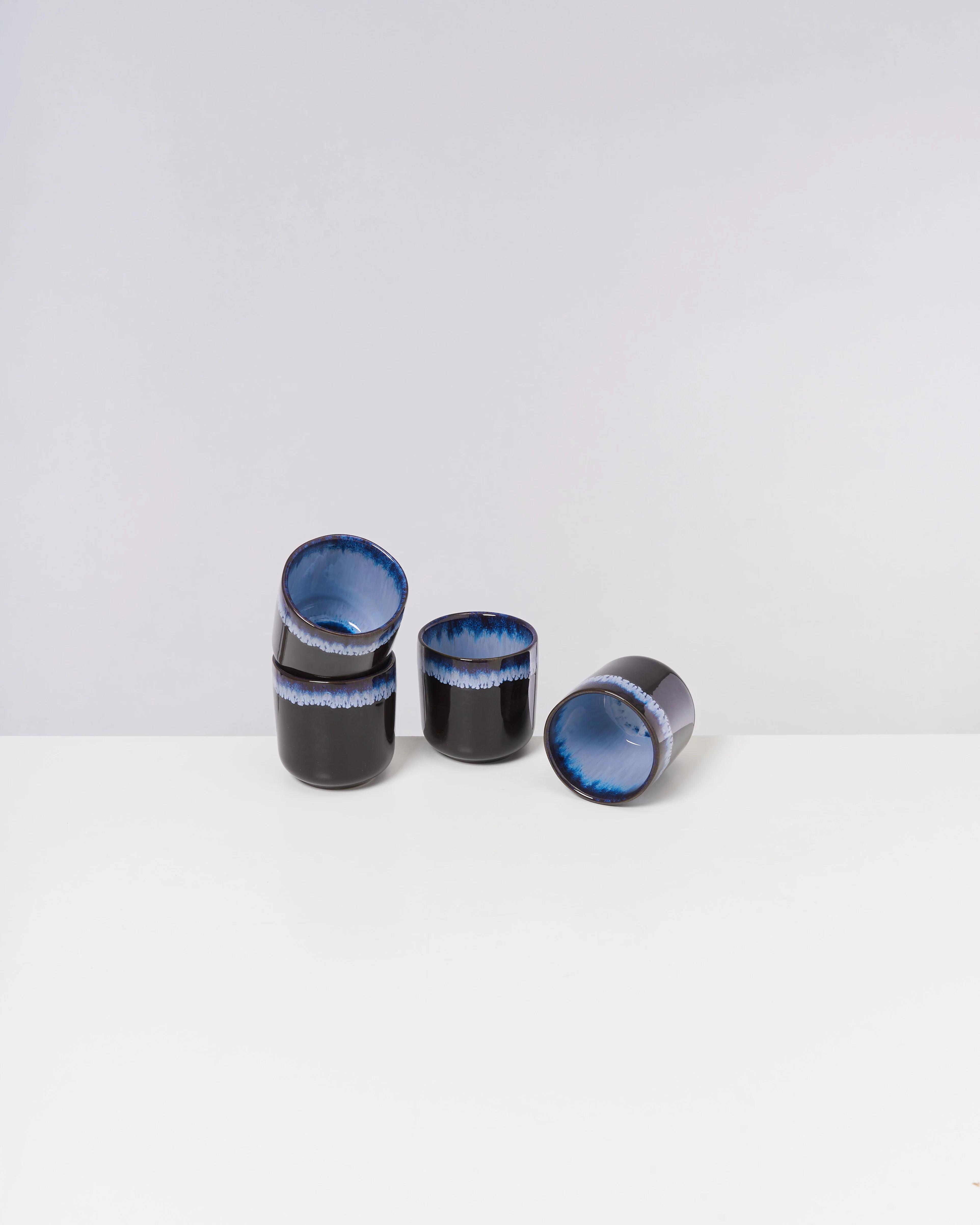 Melides Becher klein whitewater 4er-Set