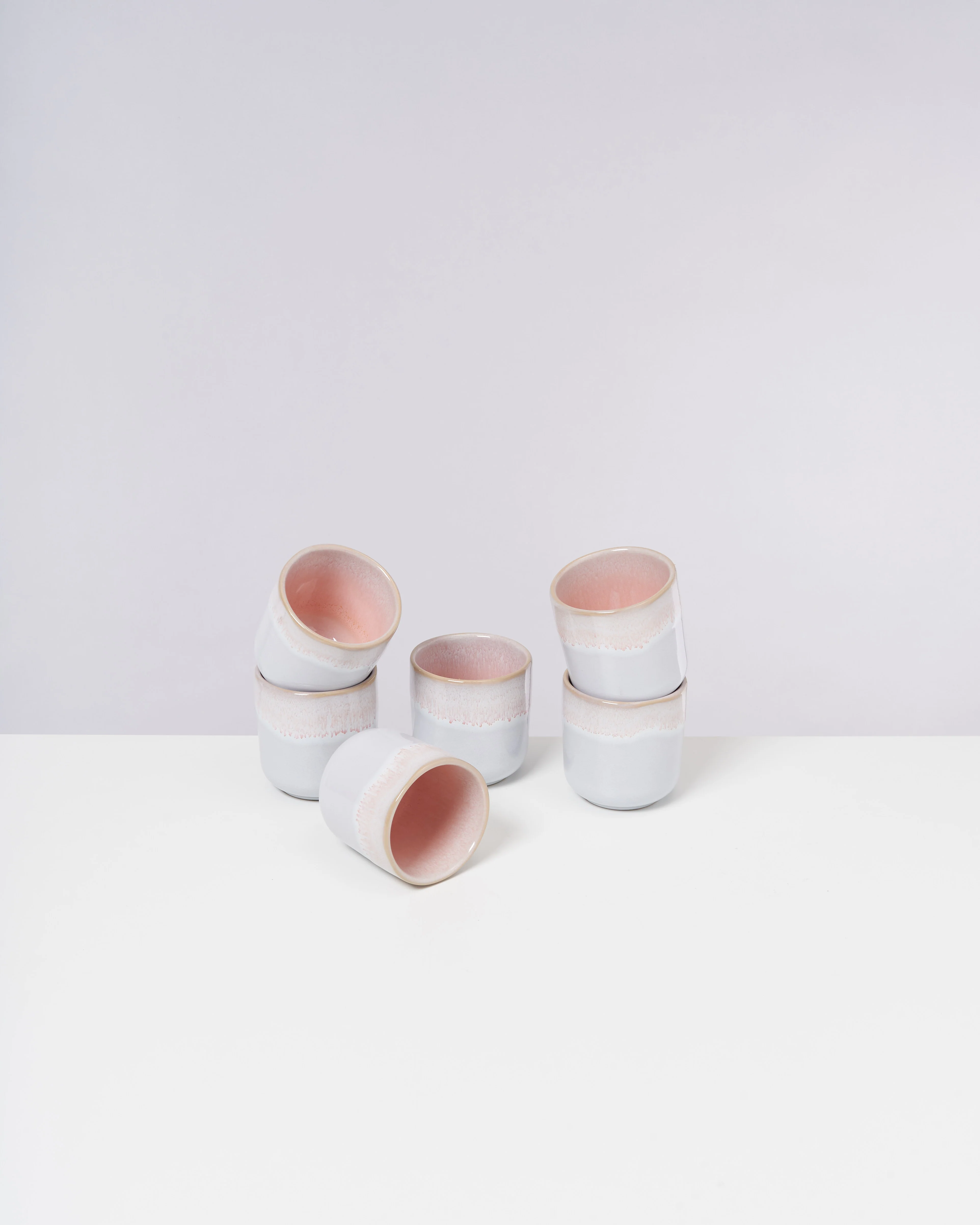 Melides Becher klein rosé 6er-Set