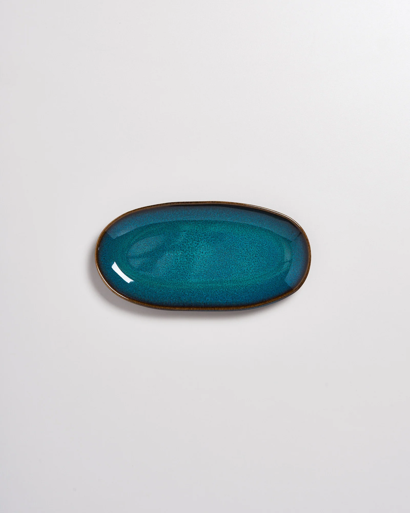 Melides Servierplatte M oceanblue