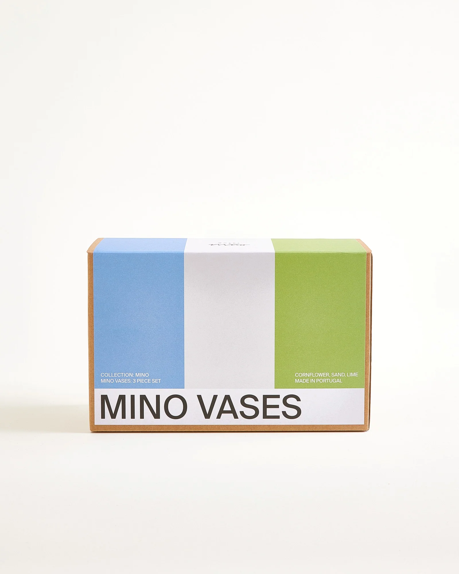 Mino Vase 3er-Set cornflower sand lime - Image 3