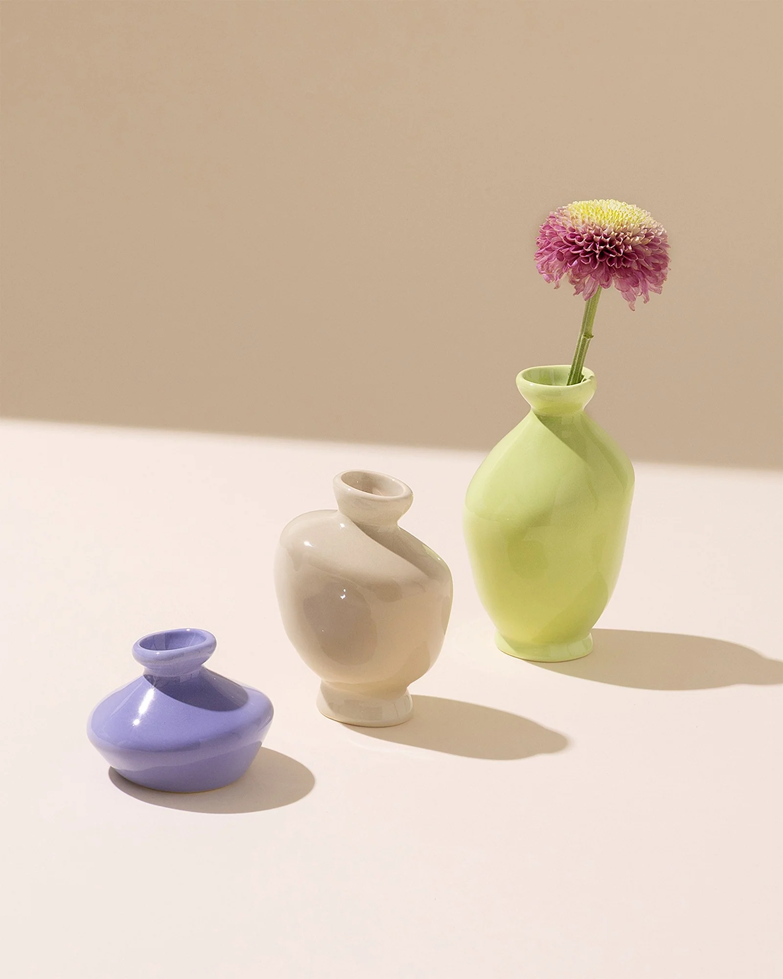Mino Vase 3er-Set cornflower sand lime - Image 5