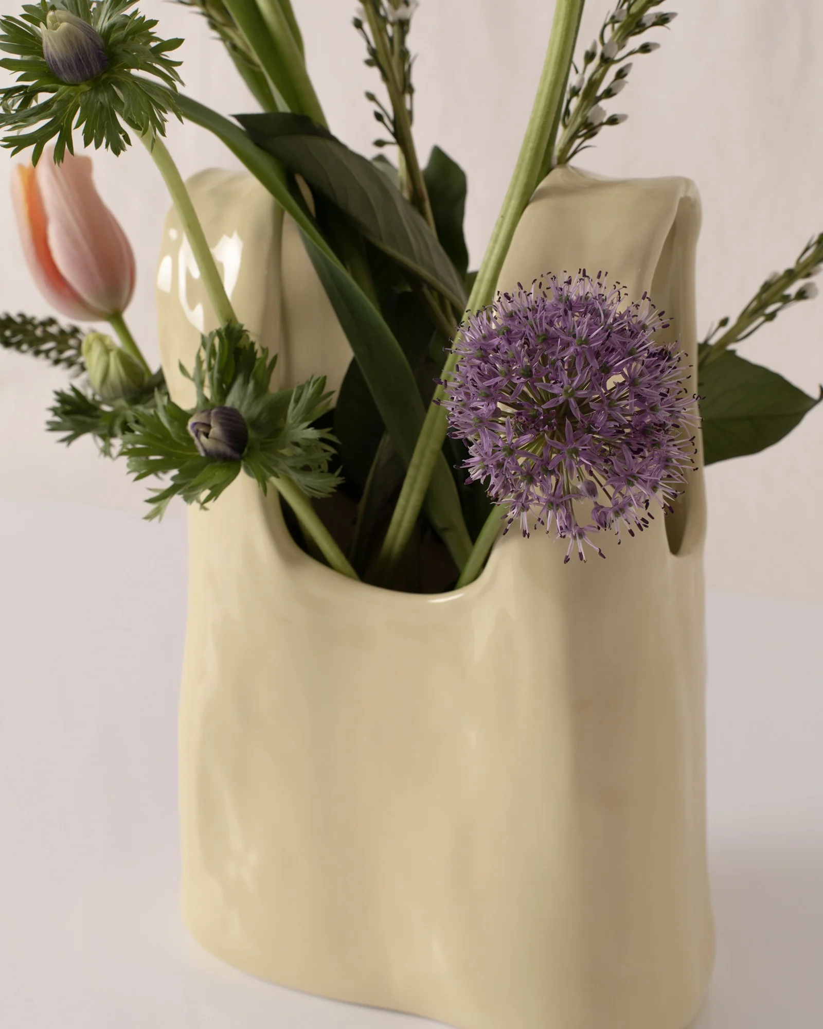 MaM x Another Cotton Lab Vase M gelb - Image 4