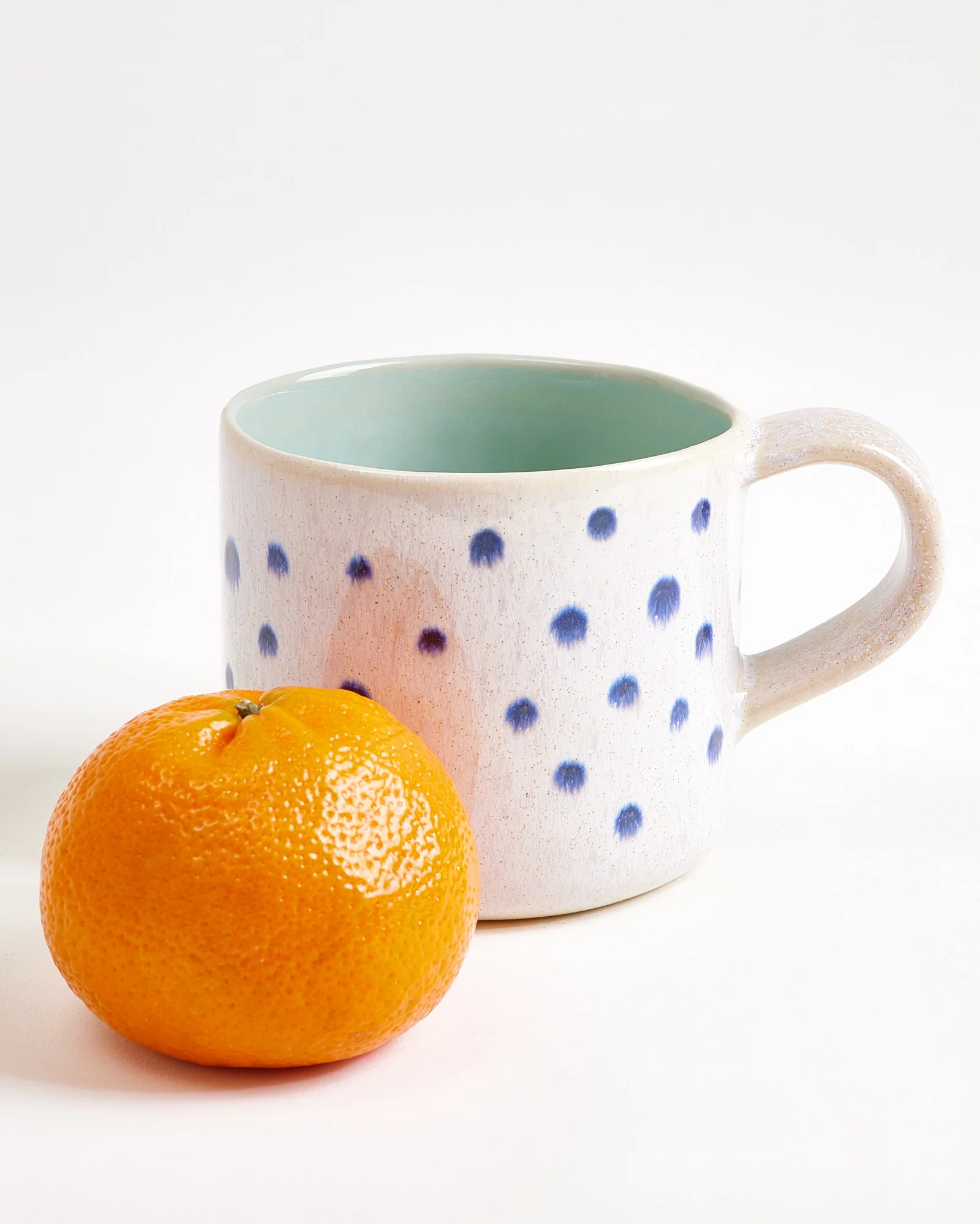 Nódoa Tasse groß gepunktet mint blau 4er-Set - Image 3