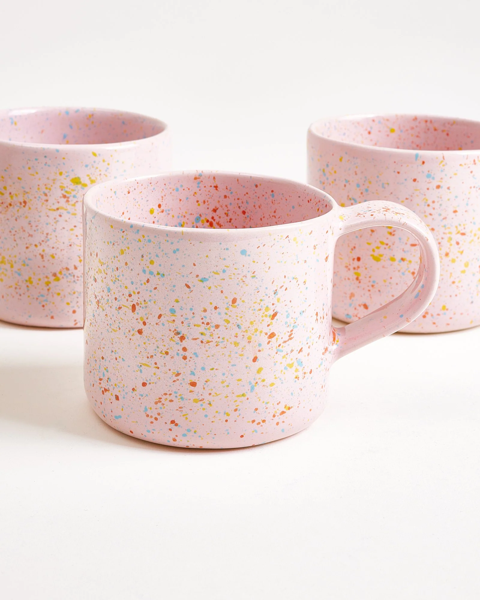 Nódoa Tasse groß gesprenkelt rosa 6er-Set - Image 2