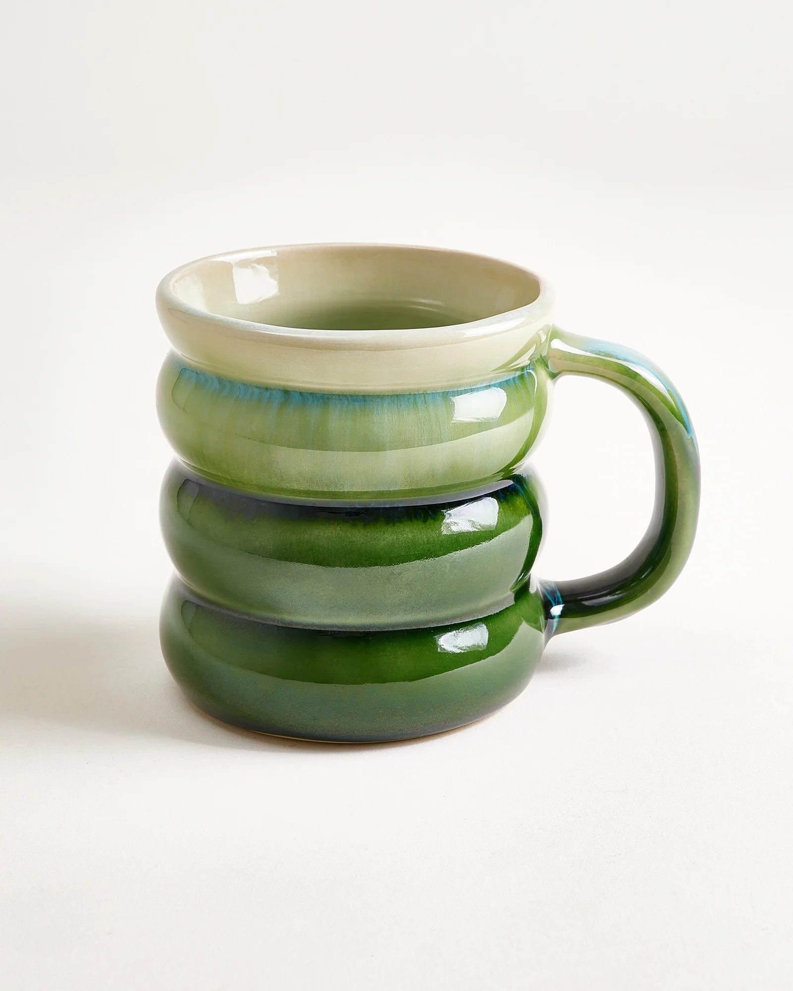 Ombra Tasse groß bubble grün dunkelgrün