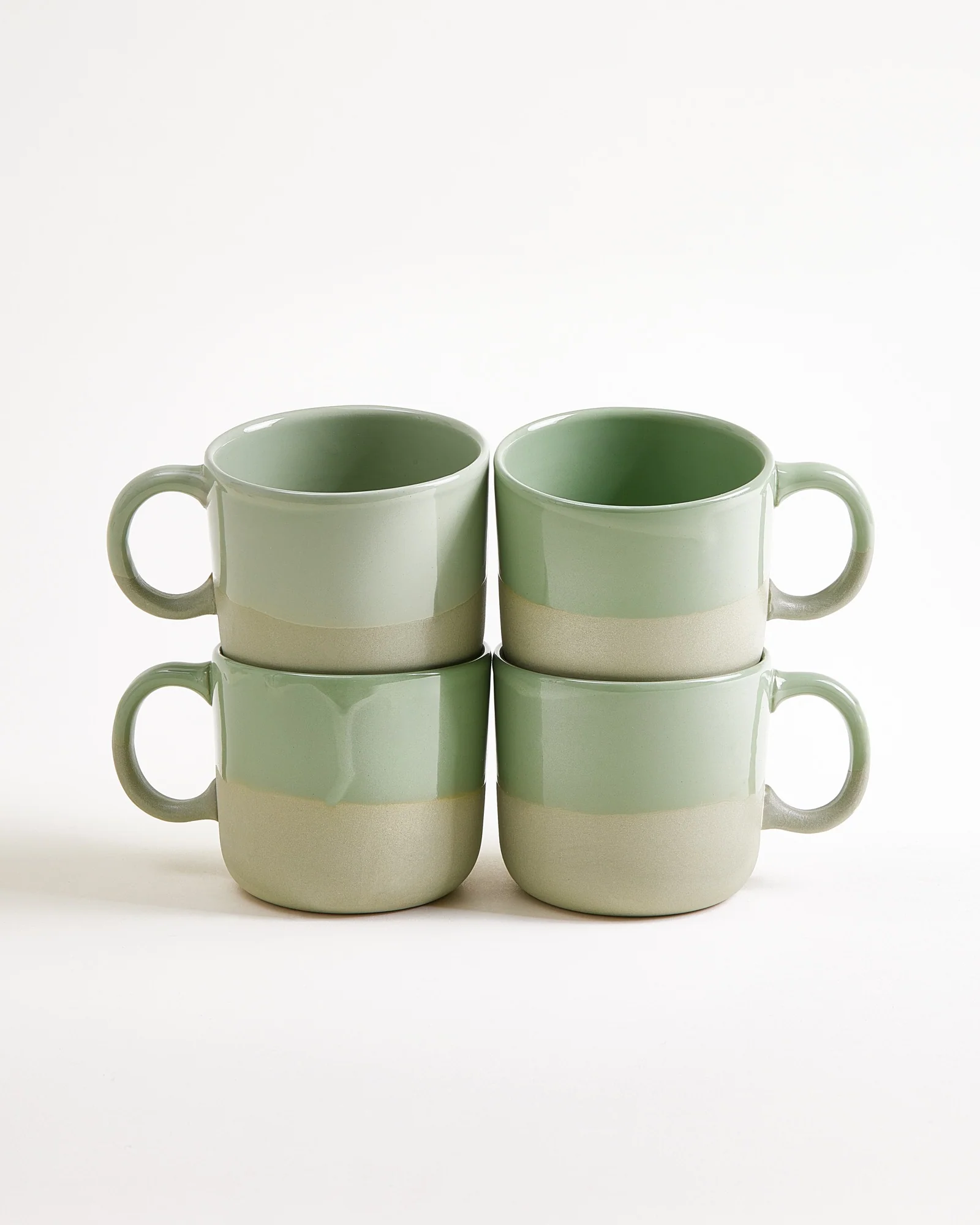 Seda Tasse klein salbeigrün 4er-Set