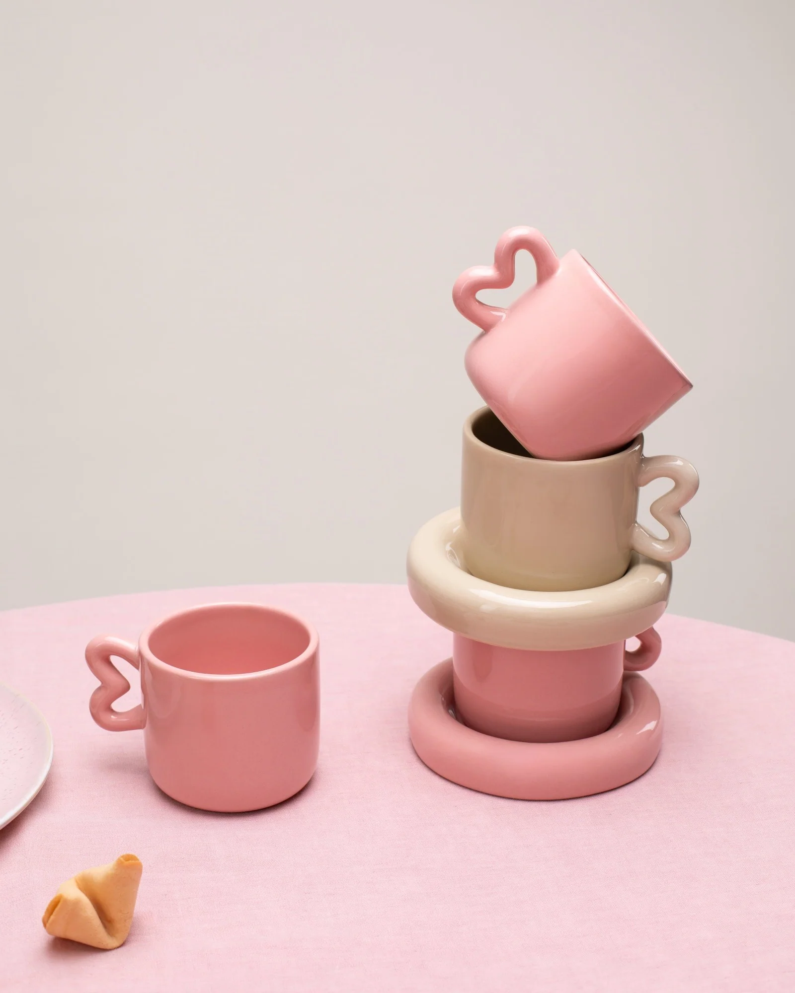 Seia Tasse & Untertasse Herz rosa - Image 5