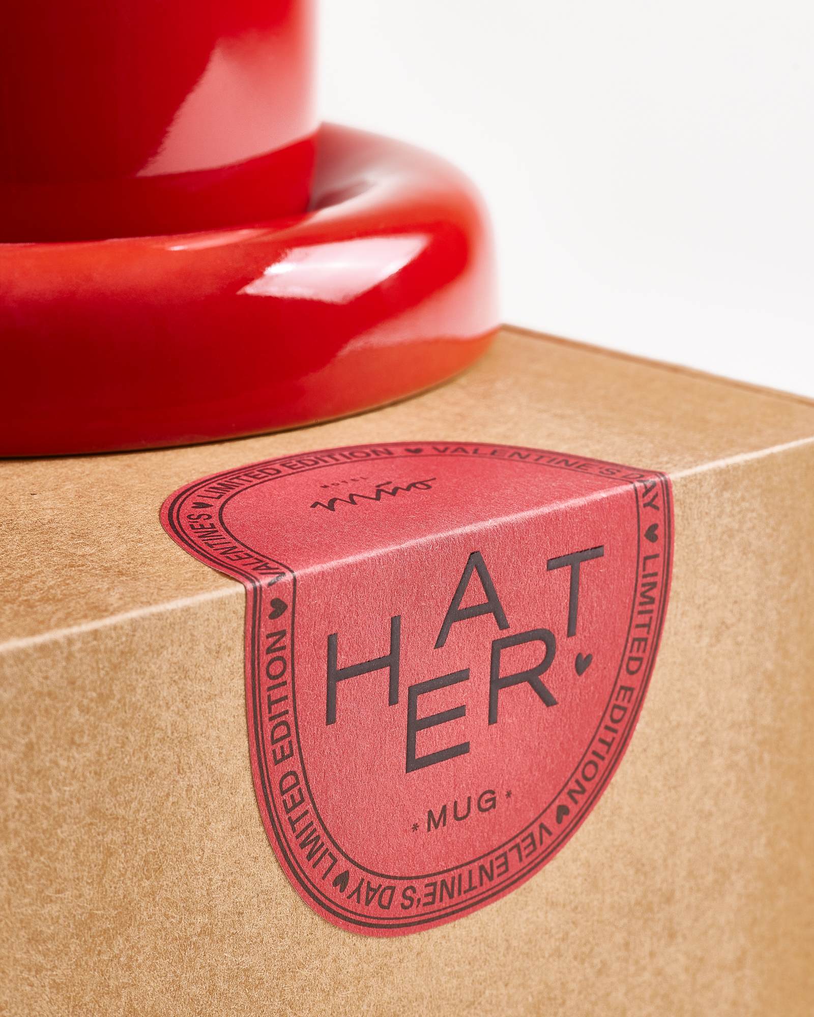 Seia Tasse mit Untertasse Herz rot - Image 5