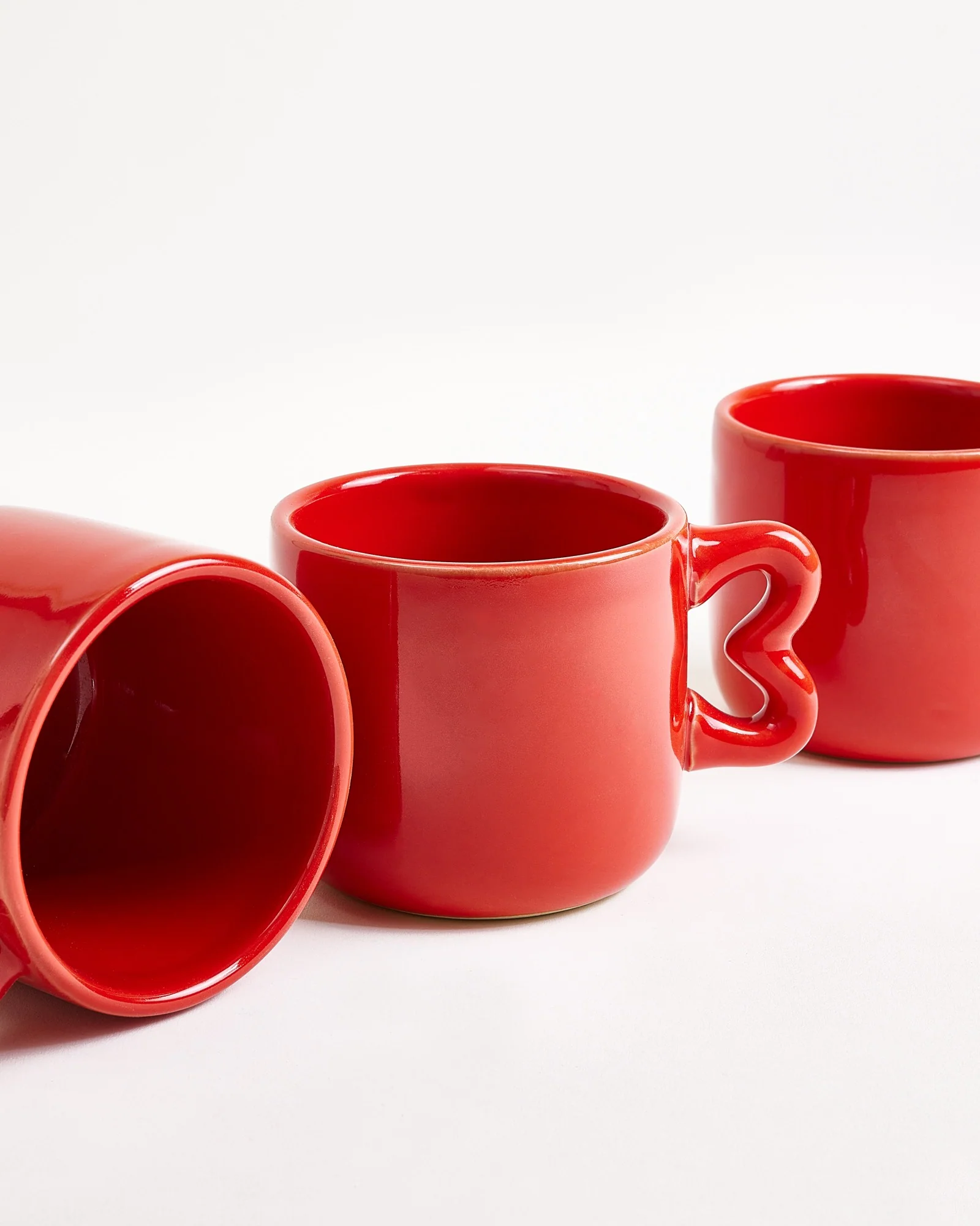 Seia Tasse mit Untertasse Herz rot - Image 6