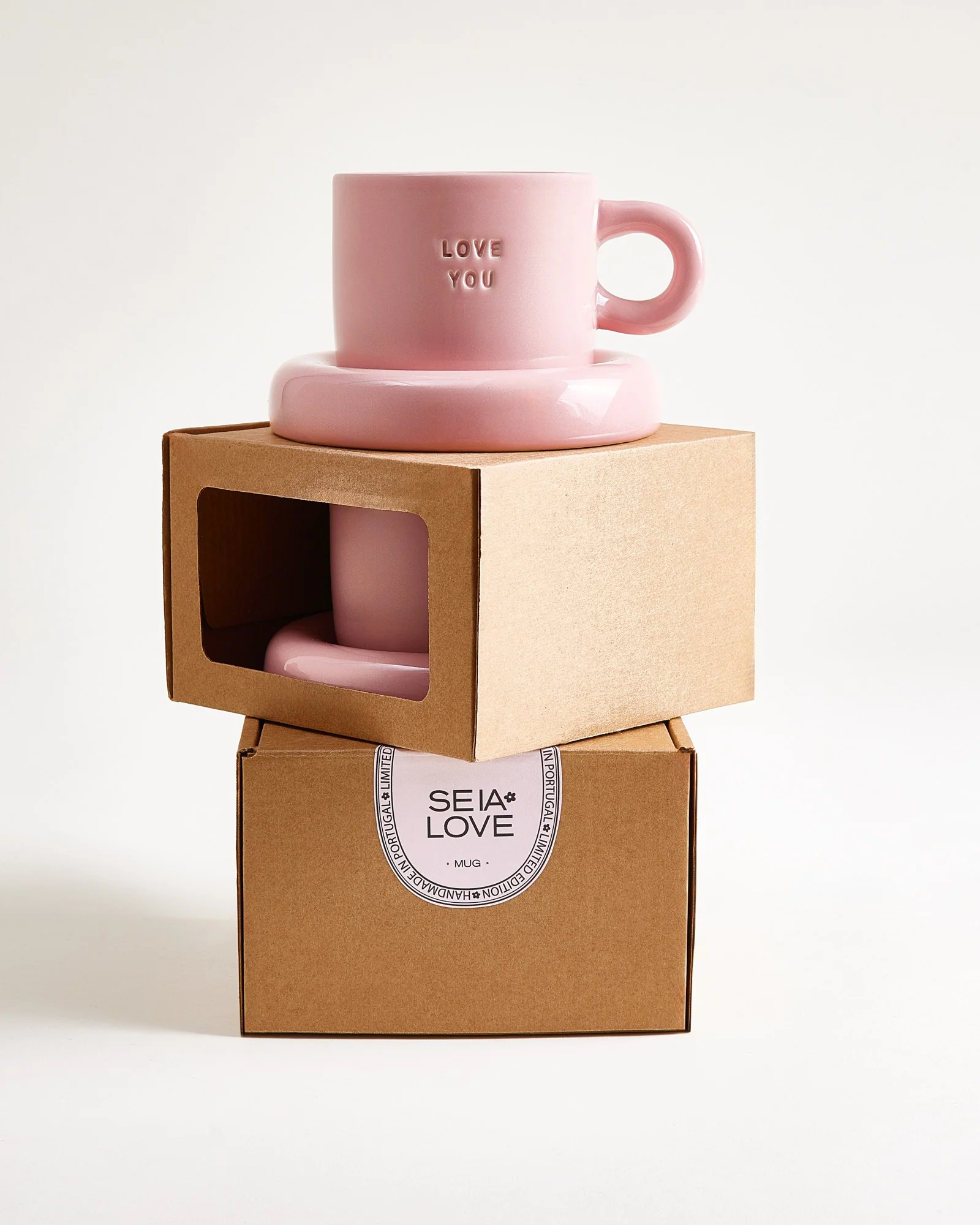 Seia Tasse & Untertasse Love rosa - Image 3