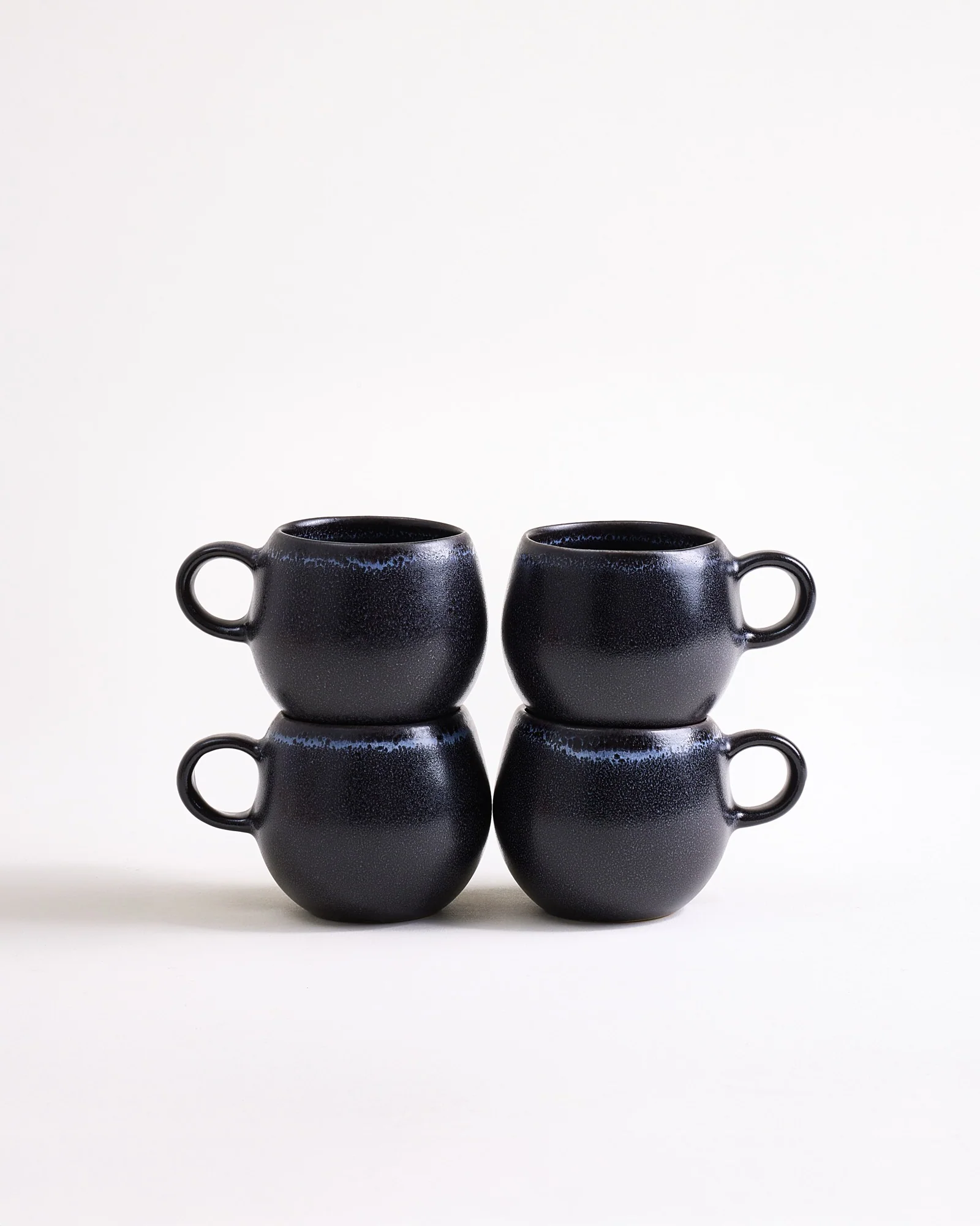 Turmalina Espressotasse schwarz 4er-Set
