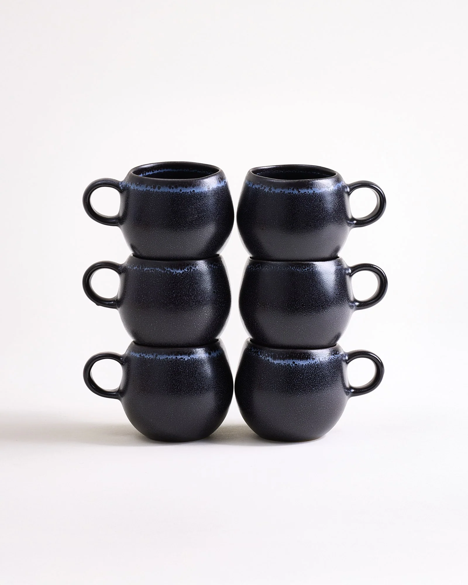 Turmalina Espressotasse schwarz 6er-Set